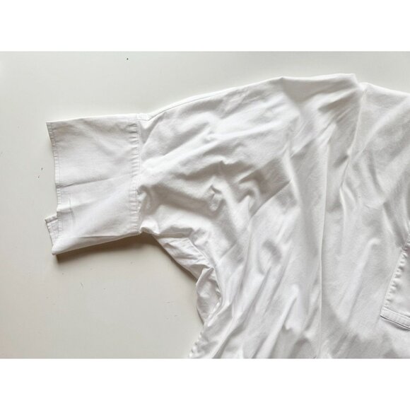 TED BAKER Avereye White Cotton Sateen Popover Batwing Blouse, Size 4/10 - Picture 8 of 14